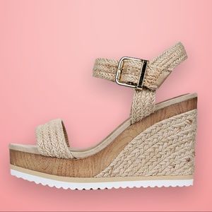 Restock! Soda Sutter Natural Jute Espadrille Wedge Sandal